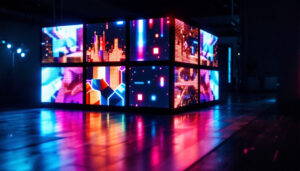 A photograph of a vibrant