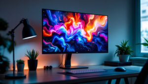 A photograph of a sleek