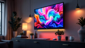 A photograph of a sleek