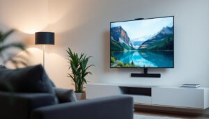 A photograph of a sleek
