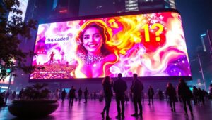 A photograph of a vibrant