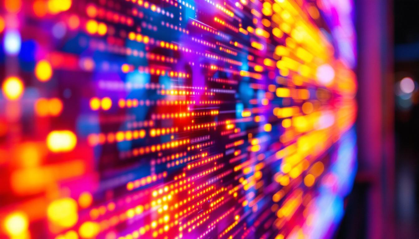 A photograph of a vibrant