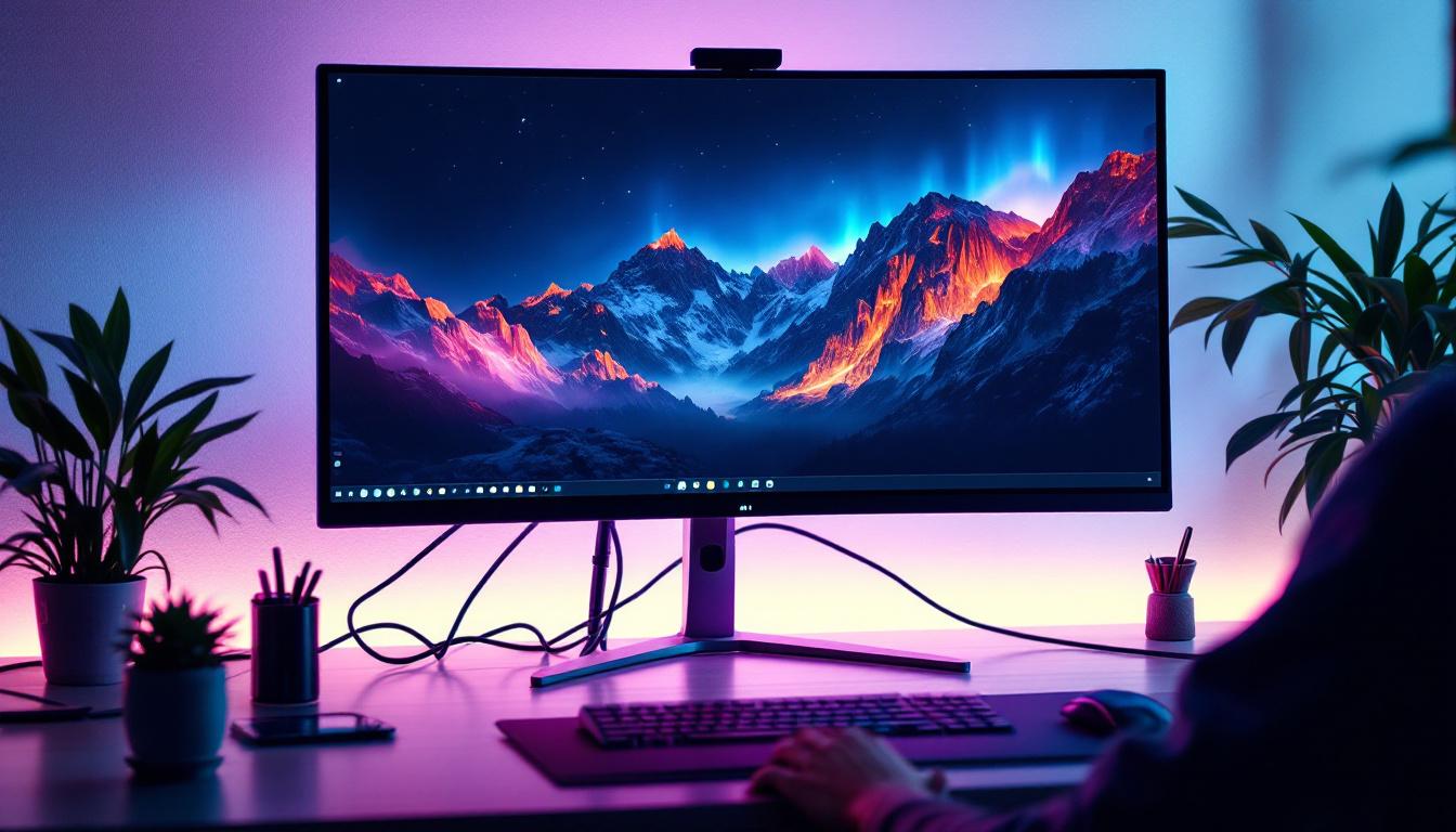 A photograph of a sleek