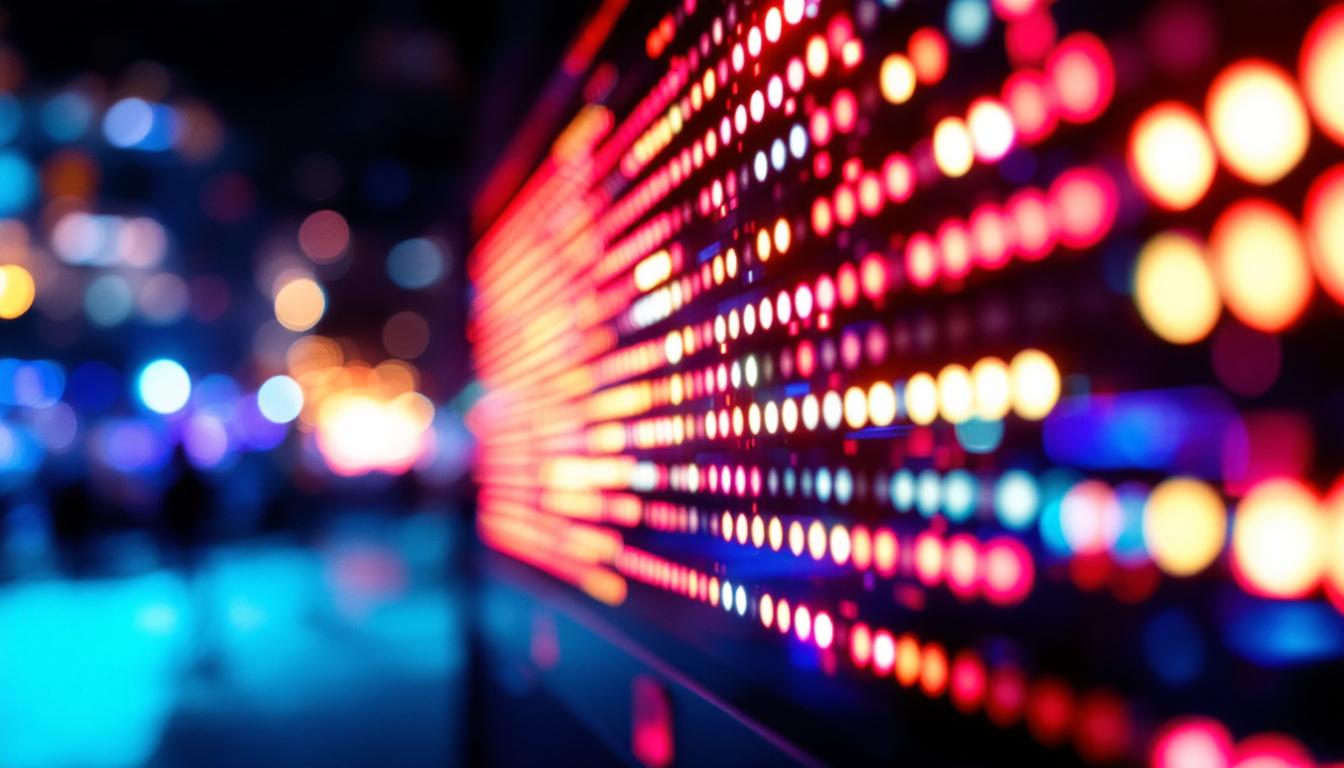 A photograph of a vibrant