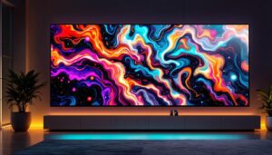 A photograph of a vibrant