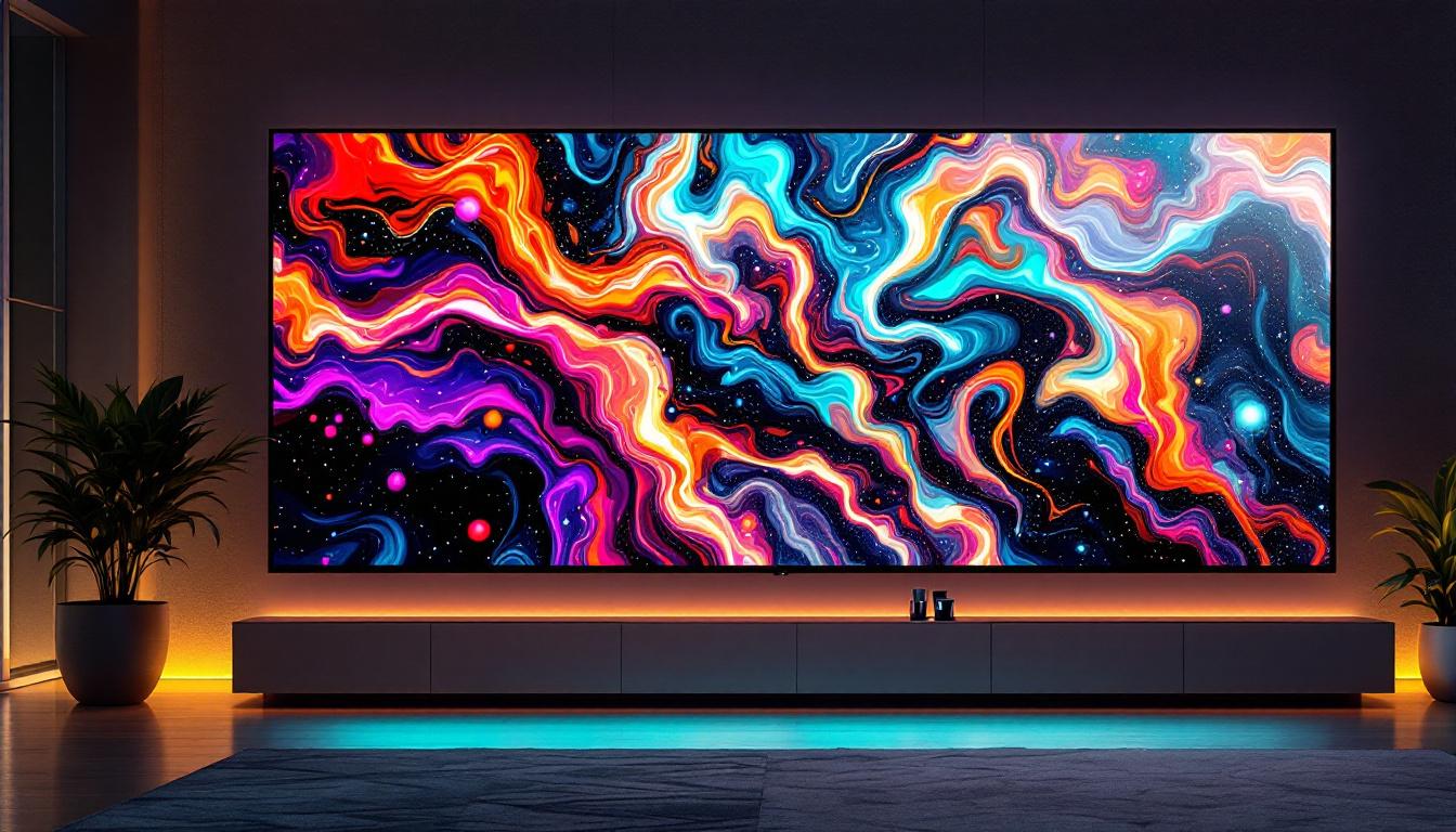 A photograph of a vibrant