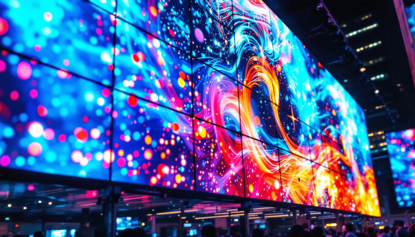 A photograph of a vibrant