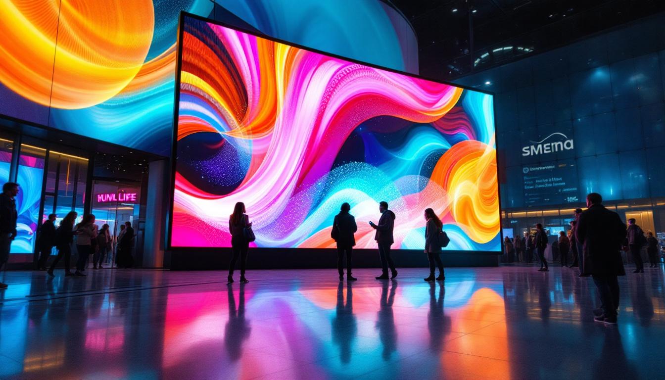 A photograph of a vibrant