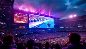 A photograph of capture a photograph of the dallas cowboys' stadium