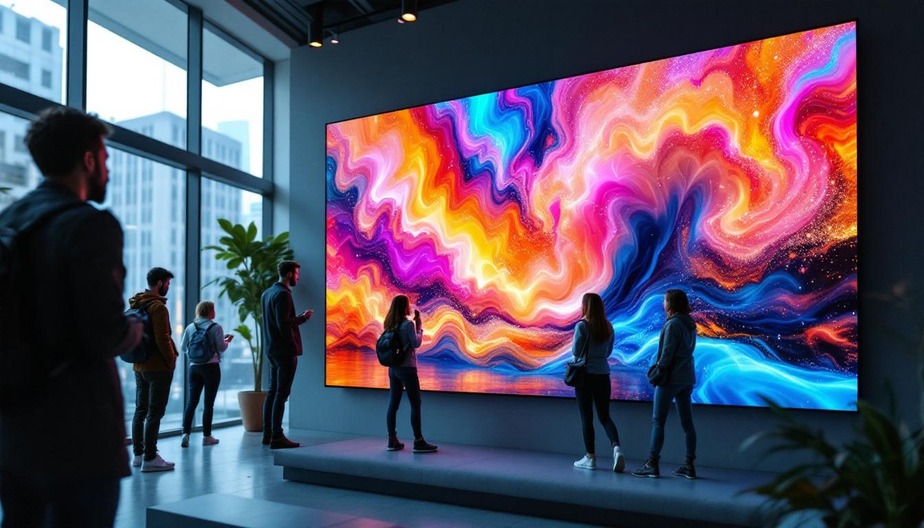 A photograph of a vibrant