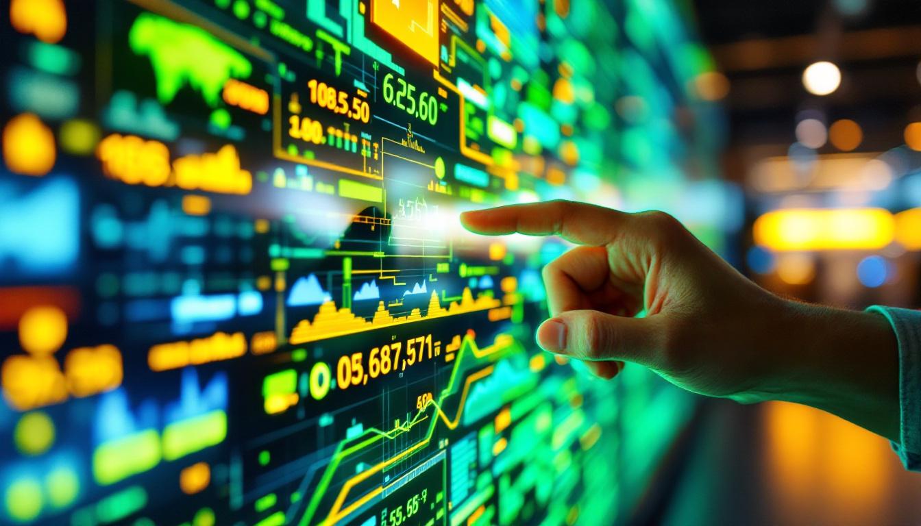 A photograph of a vibrant