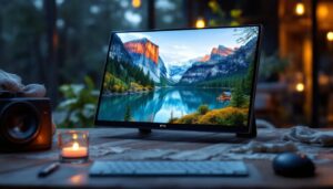 A photograph of a sleek