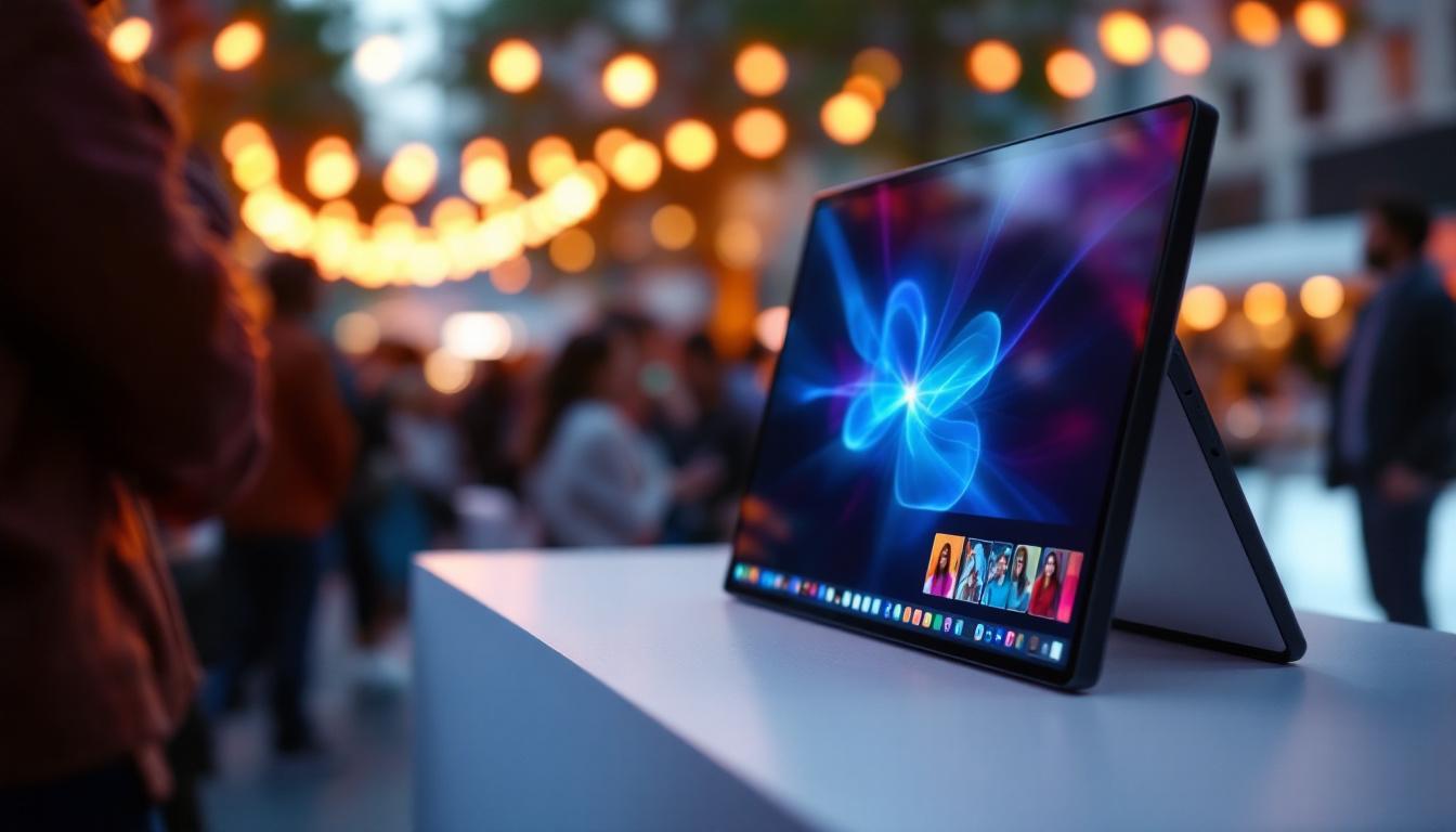 A photograph of a sleek