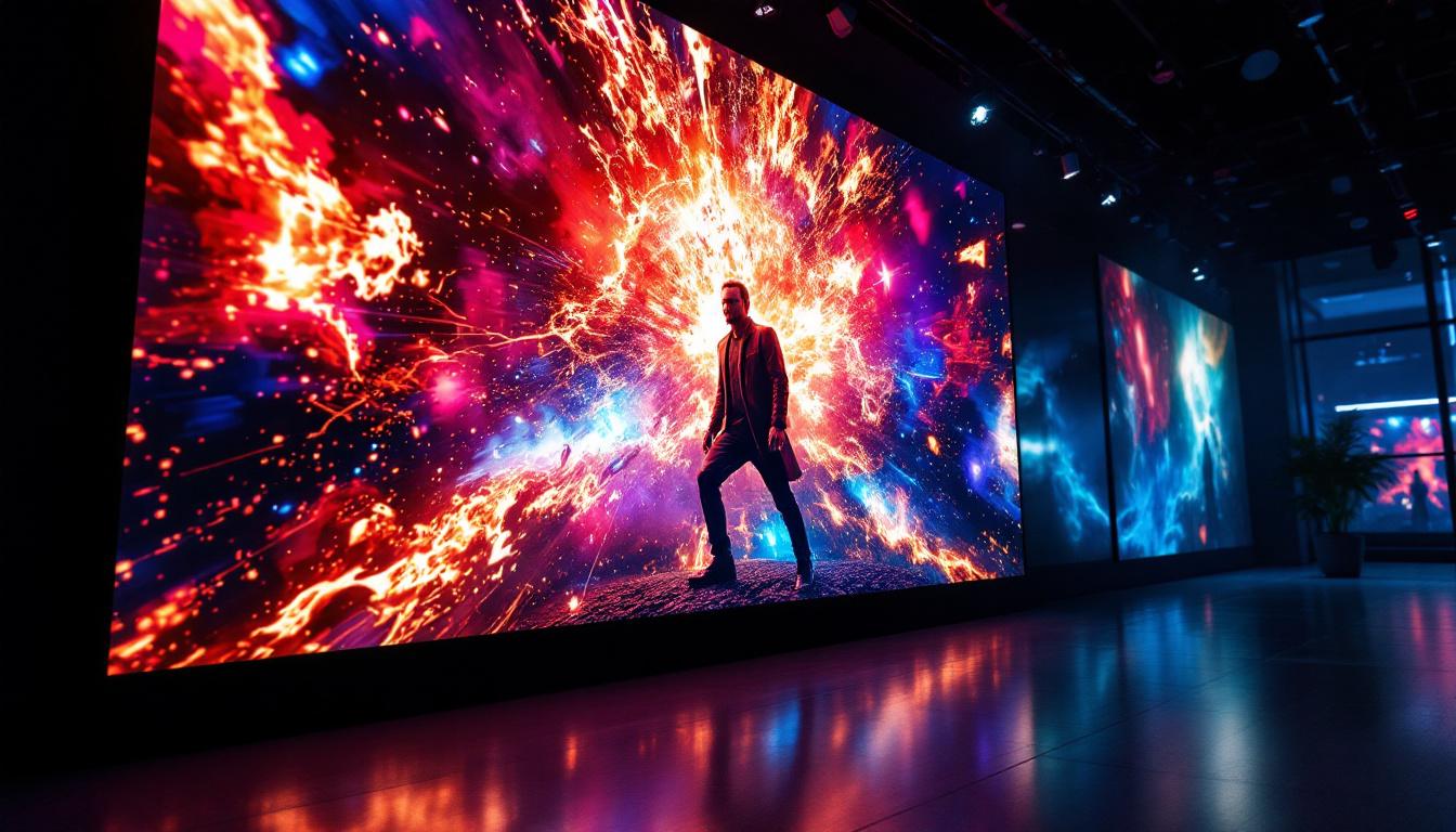 A photograph of a vibrant