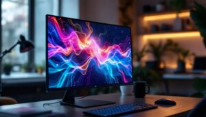 A photograph of a sleek