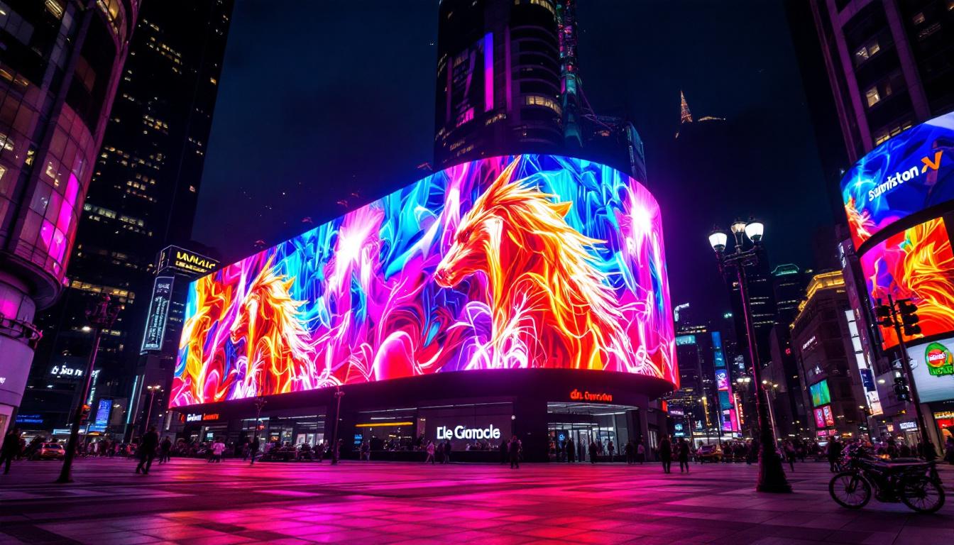 A photograph of a vibrant