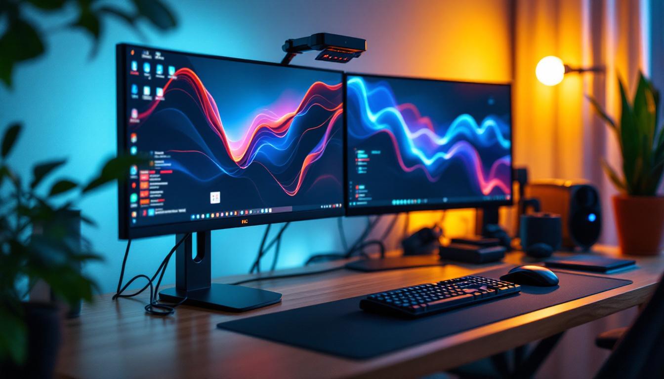 A photograph of a sleek