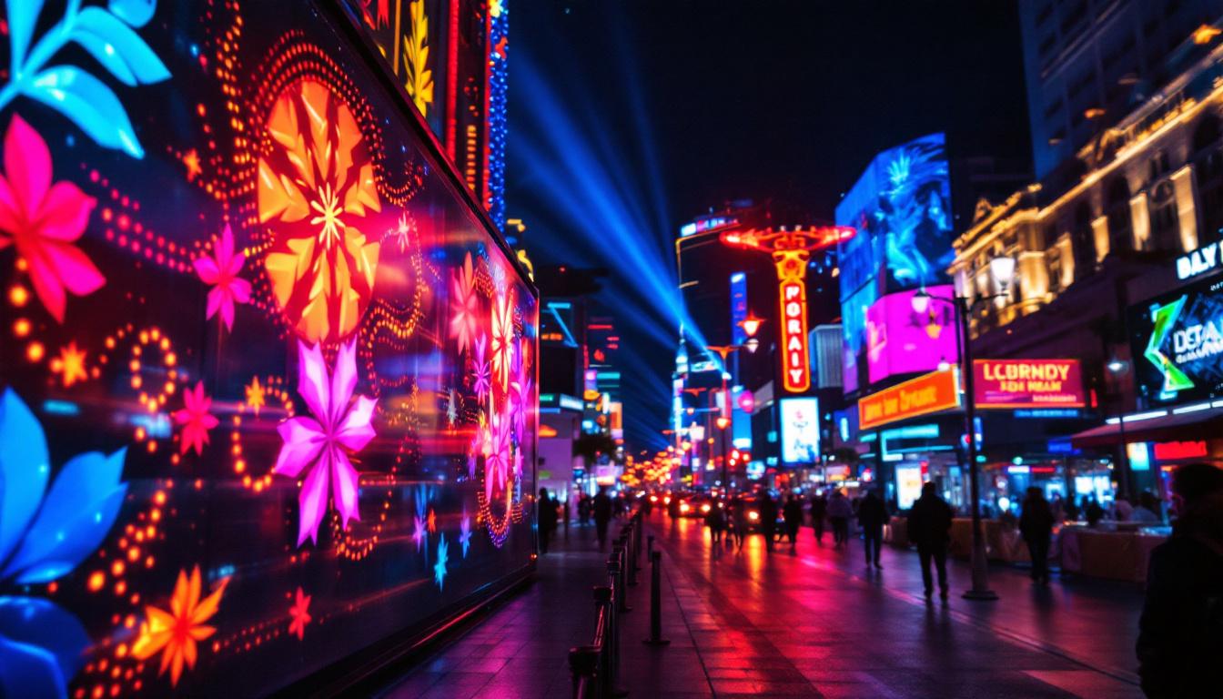 A photograph of a vibrant