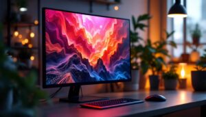 A photograph of a sleek