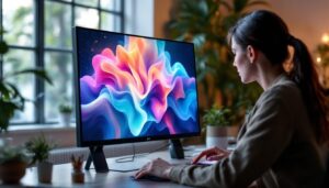 A photograph of a sleek