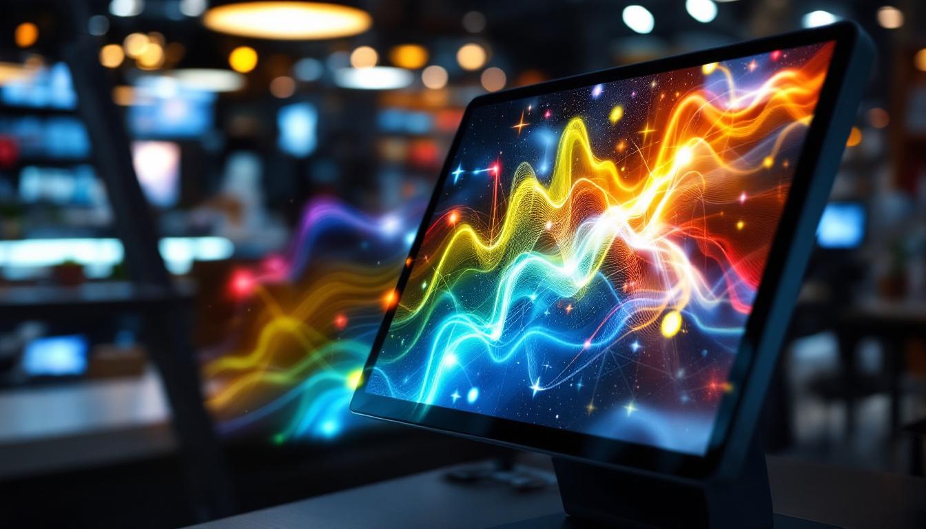 A photograph of a sleek