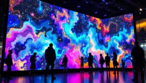 A photograph of a vibrant