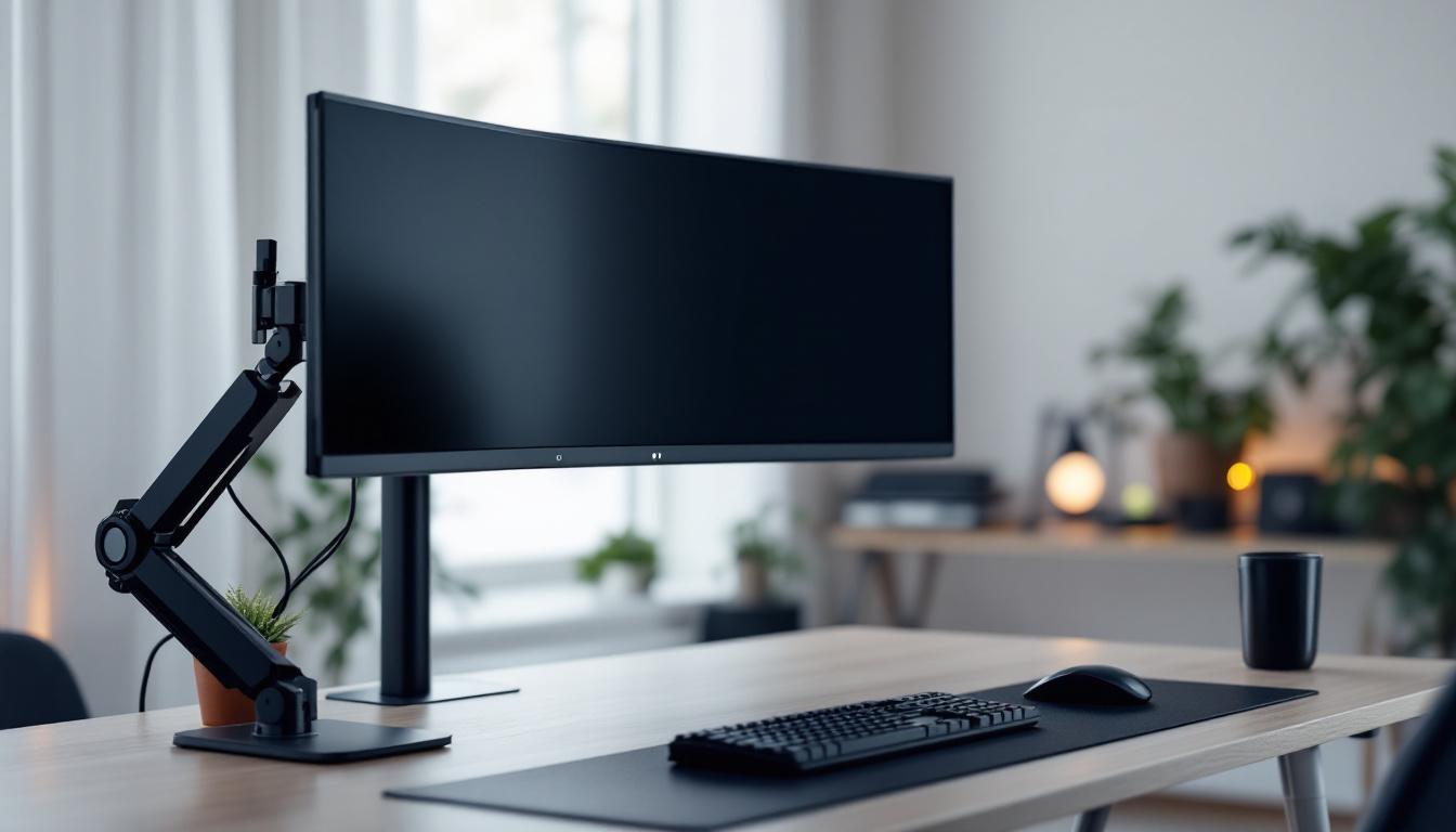 A photograph of a sleek