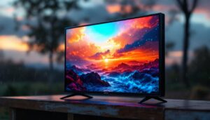 A photograph of a sleek