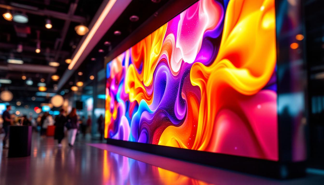 A photograph of a vibrant