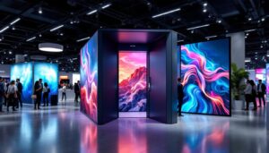 A photograph of a sleek