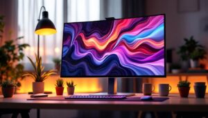 A photograph of a sleek