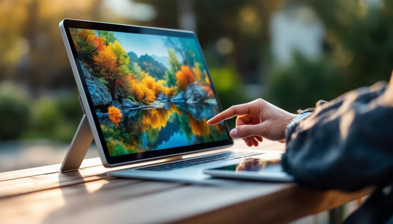 A photograph of a sleek