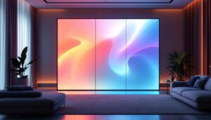 A photograph of a sleek