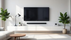 A photograph of a sleek