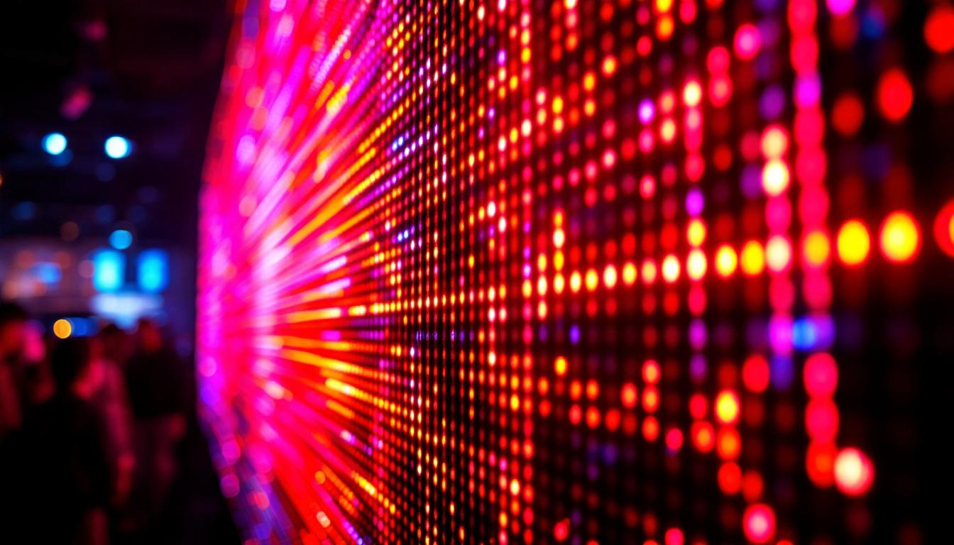 A photograph of a vibrant