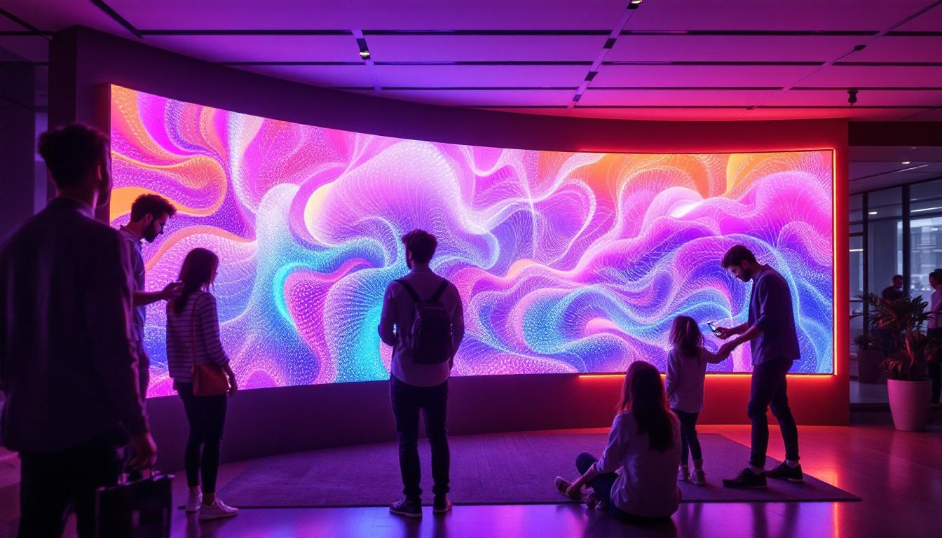 A photograph of a vibrant