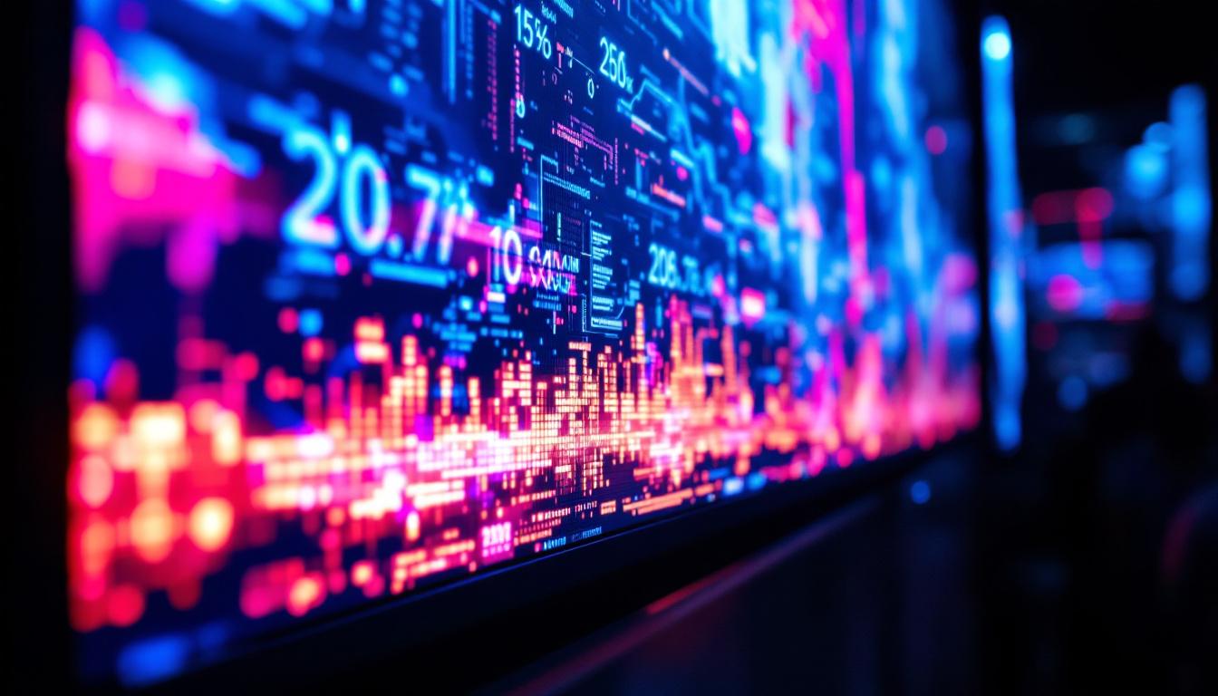 A photograph of capture a photograph of the novastar vx400 led display in action