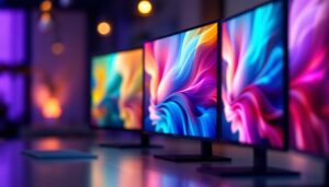 A photograph of a side-by-side comparison of led