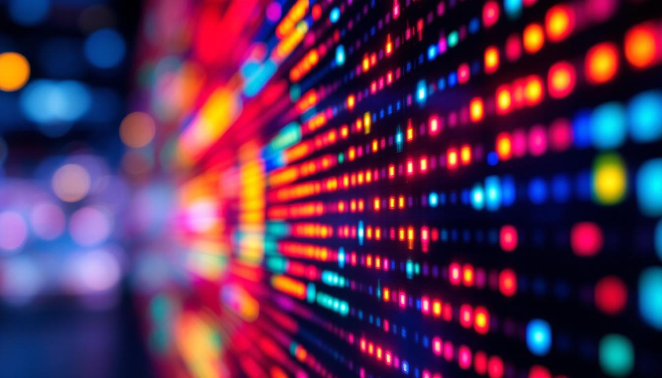 A photograph of a vibrant