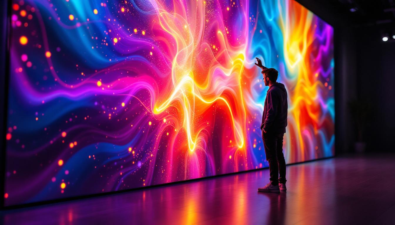 A photograph of a vibrant