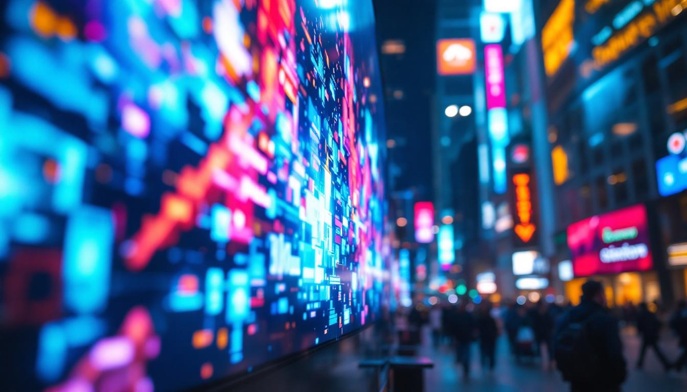 A photograph of a vibrant