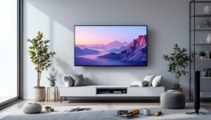 A photograph of a sleek