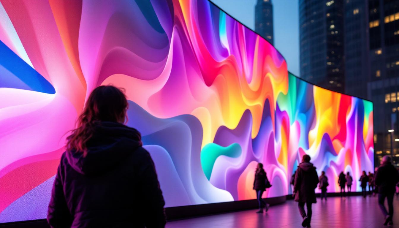 A photograph of a vibrant