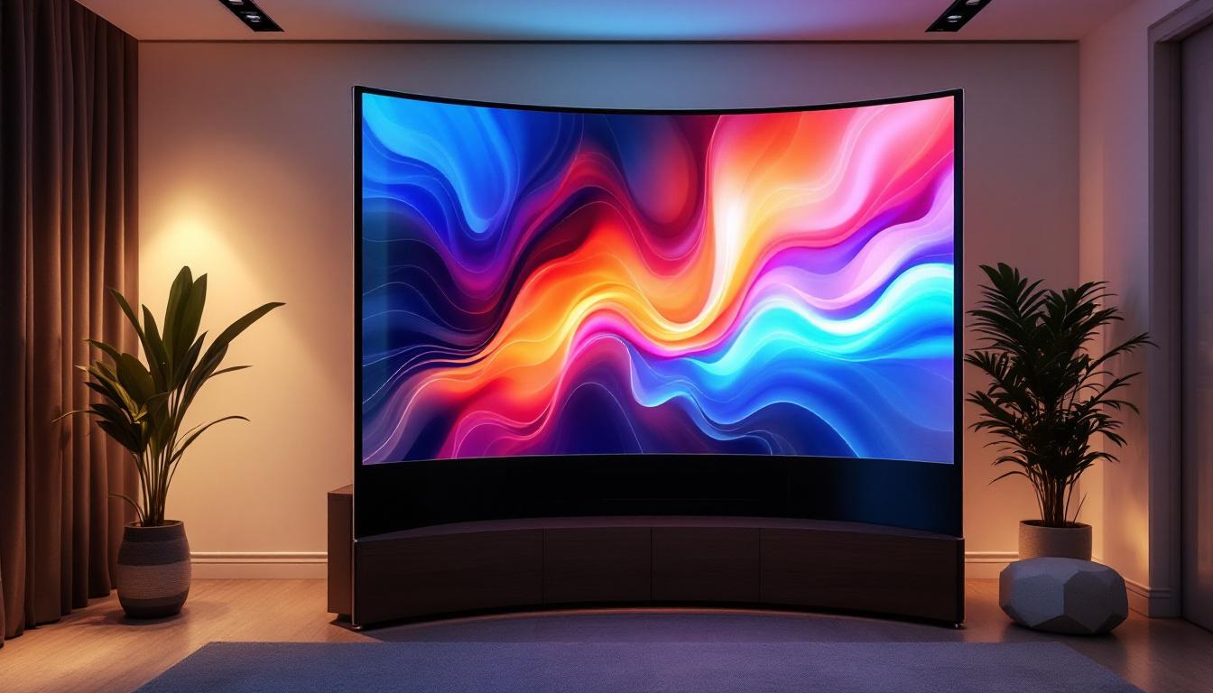 A photograph of a sleek
