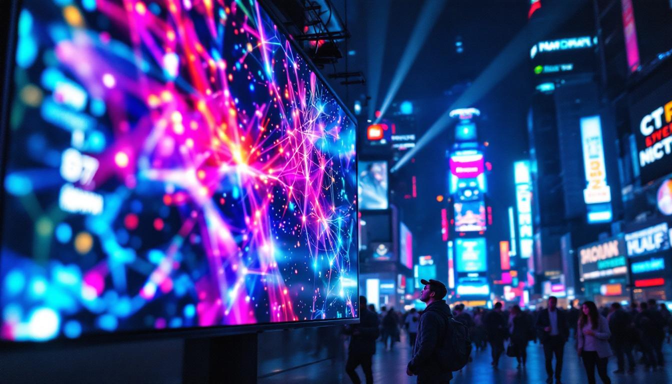 A photograph of a vibrant
