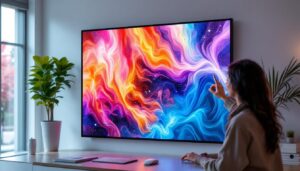 A photograph of a sleek