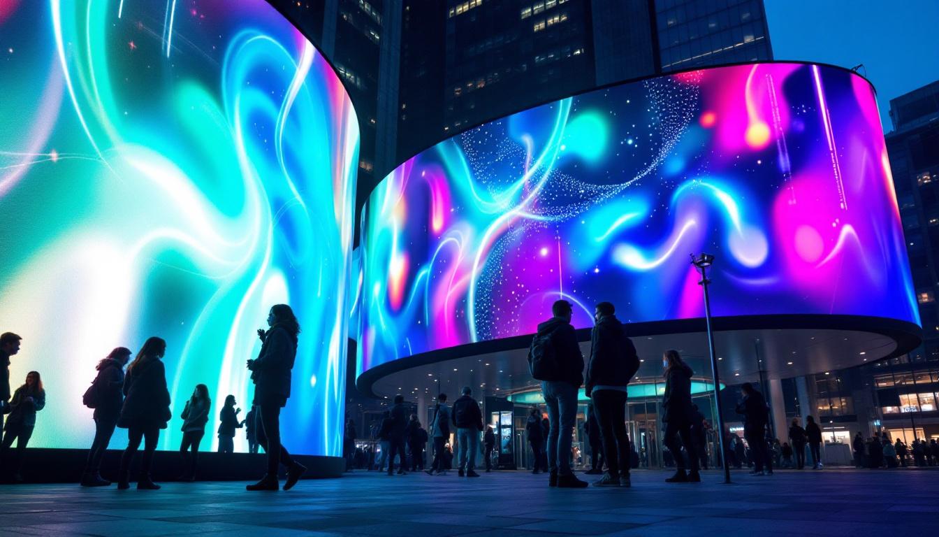 A photograph of a vibrant