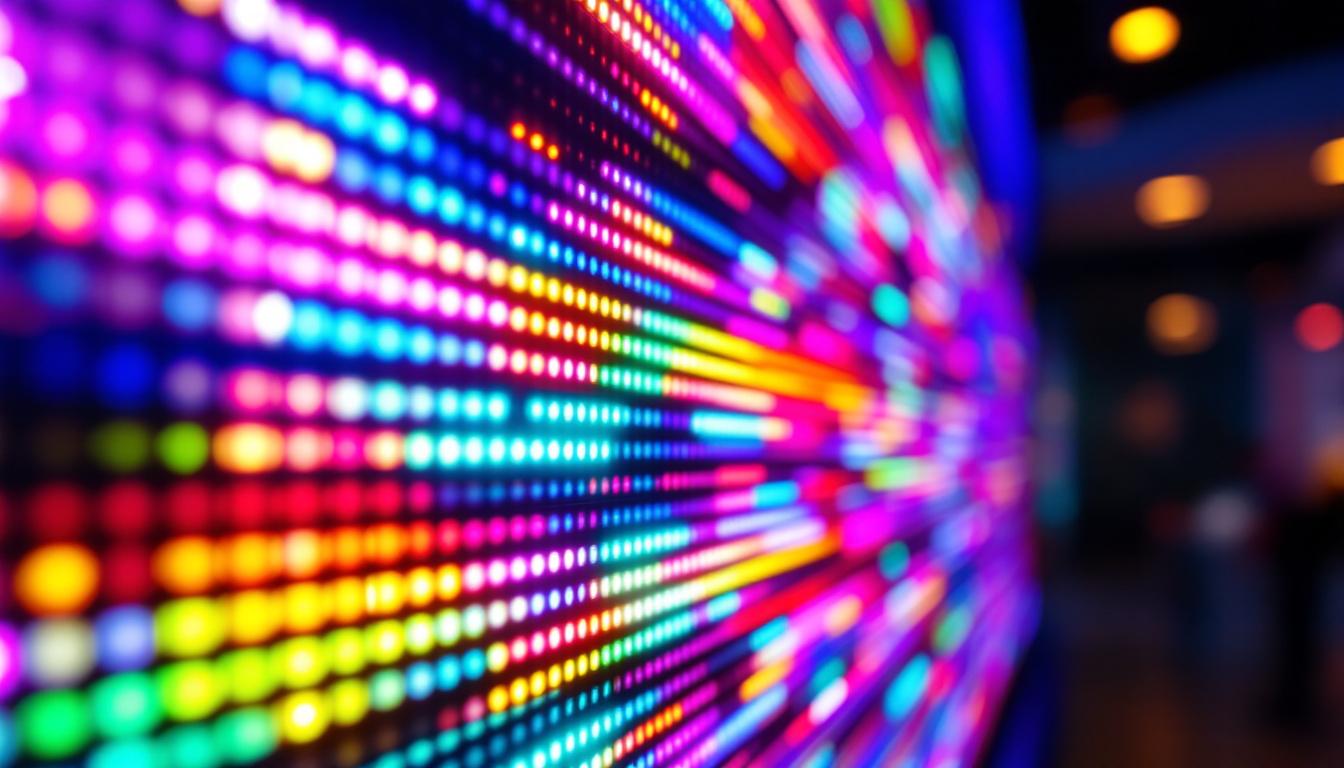 A photograph of a vibrant