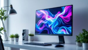 A photograph of a sleek