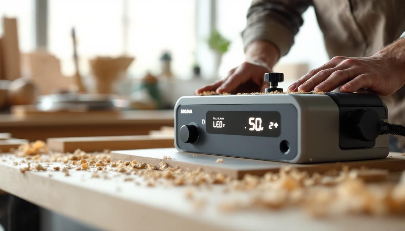 A photograph of a sleek